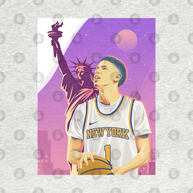 Lamelo Ball by knnthmrctn